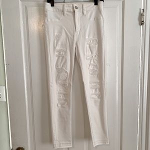 White American eagle skinny jeans
